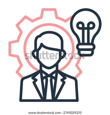 Competence Icon Line Color Design Vector Illustration
