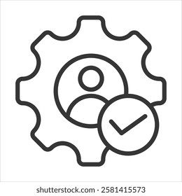 Competence Icon Vector Illustration Outline