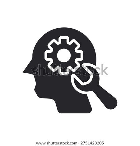 competence icons outline and Flat Style,transparent background