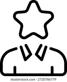 Icono de línea de competencia Ilustración Vector
