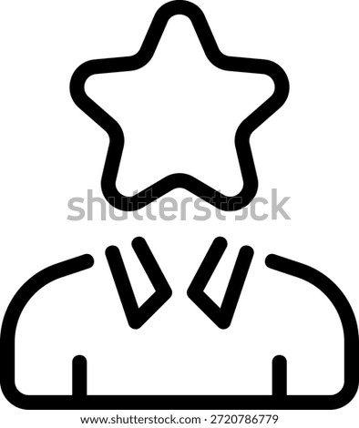 competence line icon illustration vector