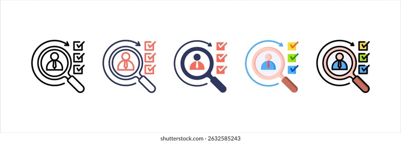 Competence Multi Style Icon Set