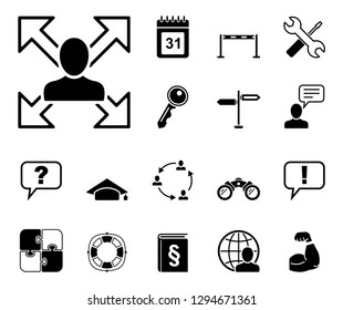 Competence & Training - Iconset (Icons)