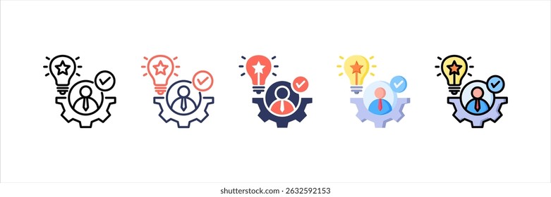 Competencias Multi Style Icon Set