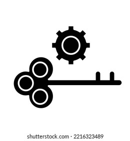 Competency Glyph Vector Icon which can easily modified

