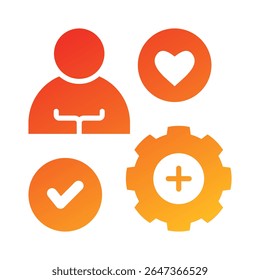 Competency Icon Element for Design