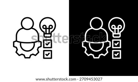 Competency With Icon Set Design