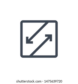 Competing Interests related vector glyph icon. Isolated on white background. Vector illustration.
