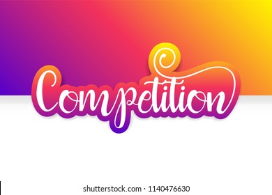 Competition Banner Contest Design.