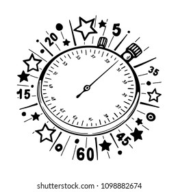 Competition concept illustration.
Stopwatch illustration.
Stopwatch vector icons.
Timer isolated on white background.