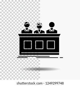 competition, contest, expert, judge, jury Glyph Icon on Transparent Background. Black Icon