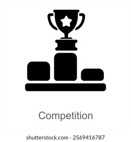 Competition and contest icon concept