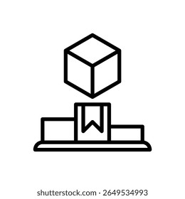 Competition. Editable stroke vector icon.