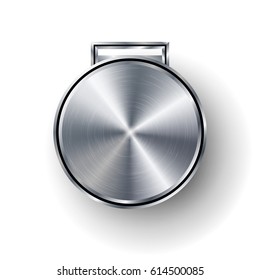 Competition Games Silver Medal Template Vector.