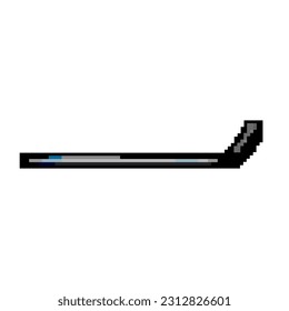 competition Hockeystick Spiel Pixel Art Retro Vektor. Hockeystick mit Bitwettbewerb. alte Vintage-Illustration