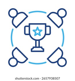 Elemento de icono de competencia para diseño