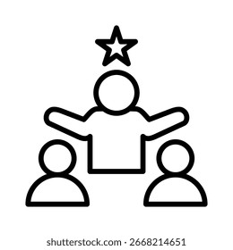 Elemento de ícone da concorrência para design