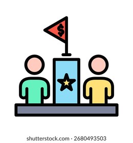 Competition Icon Element For Design