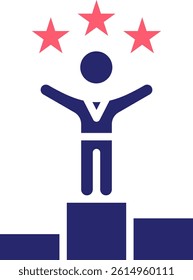 Competition Icon Fill Vector Illustration