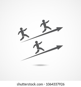 Competition icon on white background