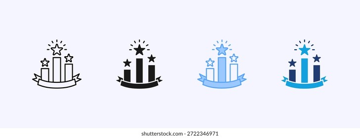 Ícone de Concorrência Definir Vários Estilos