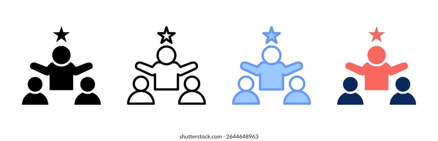 Competition icon sheet multiple style collection