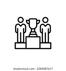 Competition icon in vector. Illustration