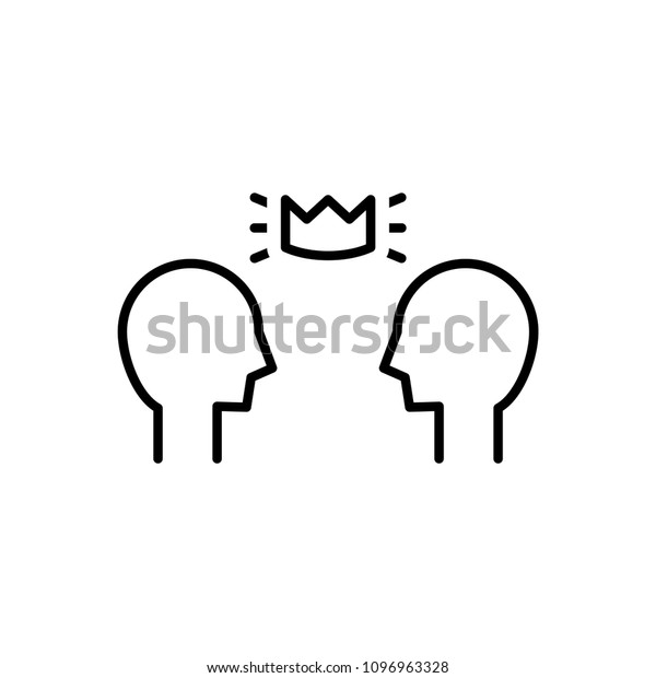 Competition Icon Vector Illustration Stock Vector Royalty Free