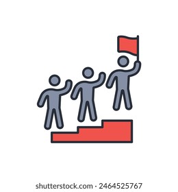 Competition icon. vector.Editable stroke.linear style sign for use web design,logo.Symbol illustration.