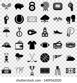Competition icons set. Simple style of 36 competition vector icons for web for any design