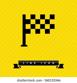 Competition isolated minimal single flat linear icon. Sport line vector icon for websites and mobile minimalistic flat design. 