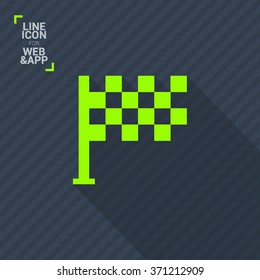 Competition isolated minimal single flat linear icon. Sport line vector icon for websites and mobile minimalistic flat design.