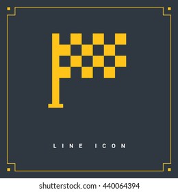 Competition isolated minimal single flat linear icon. Sport line vector icon for websites and mobile minimalistic flat design.