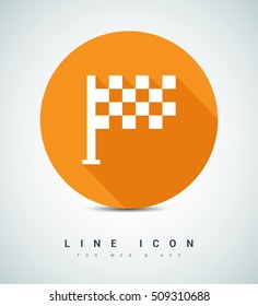 Competition isolated minimal single flat linear icon. Sport line vector icon for websites and mobile minimalistic flat design.