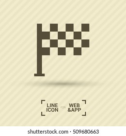 Competition isolated minimal single flat linear icon. Sport line vector icon for websites and mobile minimalistic flat design.