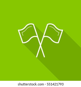 Competition isolated minimal single flat linear icon. Sport line vector icon for websites and mobile minimalistic flat design.