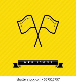 Competition isolated minimal single flat linear icon. Sport line vector icon for websites and mobile minimalistic flat design.