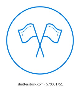 Competition isolated minimal single flat linear icon. Sport line vector icon for websites and mobile minimalistic flat design.