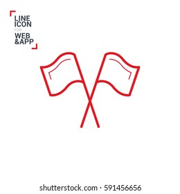 Competition isolated minimal single flat linear icon. Sport line vector icon for websites and mobile minimalistic flat design.