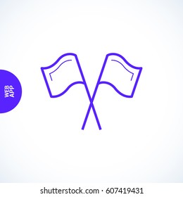 Competition isolated minimal single flat linear icon. Sport line vector icon for websites and mobile minimalistic flat design.