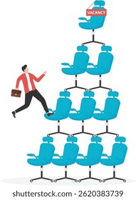 Competition for jobs, growth and development in a career, job hopping for a better job, hiring for a new position, candidates,

