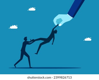 Competition for recruiting skilled applicants. Competition for human resources between large and small companies