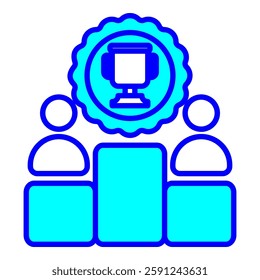Competition Simple Icon Vector Illustration Concept