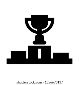 competition solid black vector icon