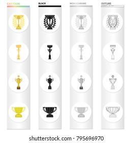 Competition, sport, achievements and other web icon in cartoon style.Decorations, memory, sign icons in set collection.