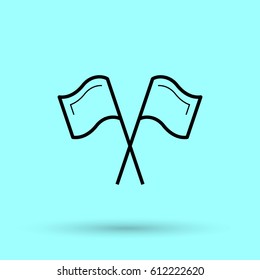 Competition sport line vector icon