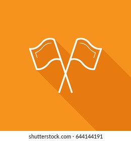 Competition sport line vector icon