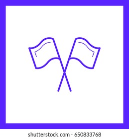 Competition sport line vector icon