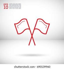 Competition sport line vector icon