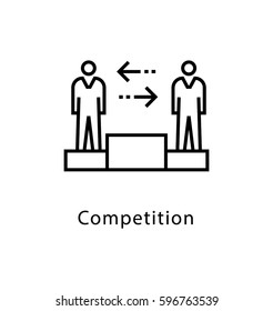 Competition Vector Line Icon